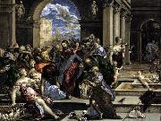 El Greco The Purification of the Temple oil painting reproduction